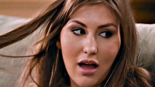 MOMMY'S GIRL - Horny Brunette Teen Seduces Gorgeous Stepmom Into Anal Fingering