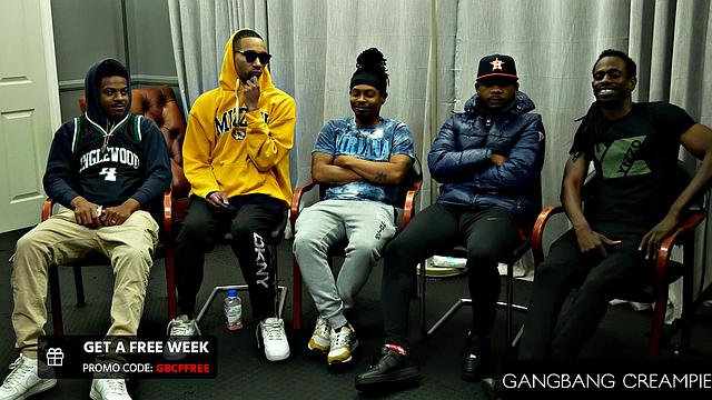 GangbangCreampie - Brunette Babe Gets Her Pussy FULL OF CUM AFTER GANGBANG