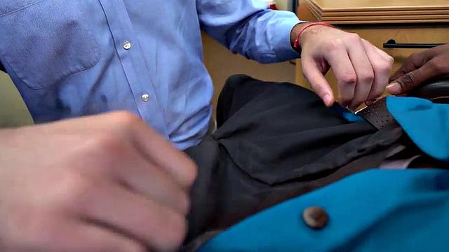 Casting couch: Interracial anal after doggystyle & missionary pounding in office