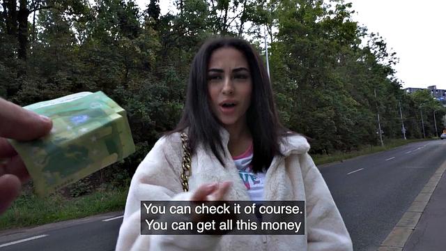 Public slut loves pounding outdoors in missionary POV