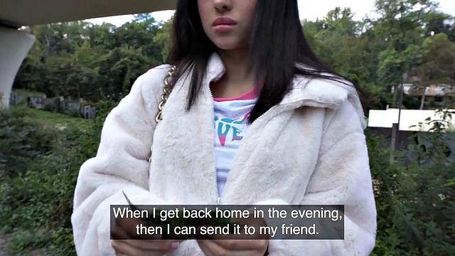 Public slut loves pounding outdoors in missionary POV