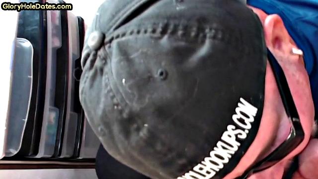 Pervy gloryhole auntie raw