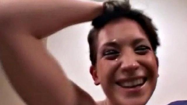 Petite slut spit roasted and weeping