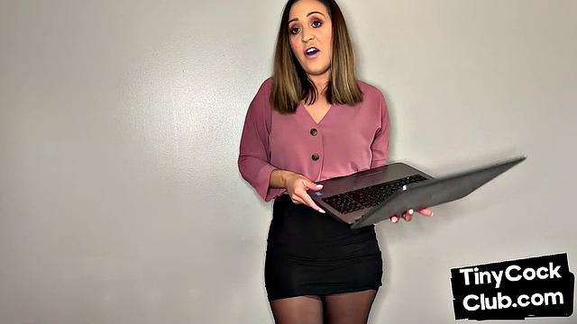 SPH domina can't believe how small cocks exist