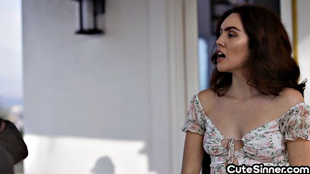 Cockhungry bigtitted petite gets fucked