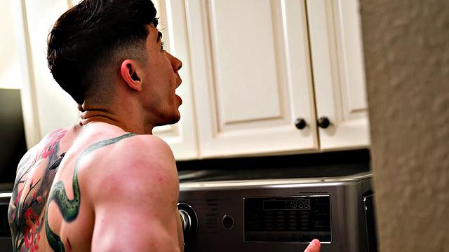 Feuding Stepbro's Flip Fuck While Stepmom's Upstairs - NextDoorStudios