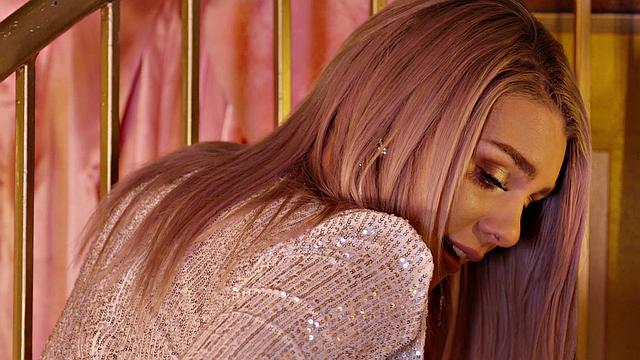 Get off with your favorite tattooed babe in high heels and lingerie