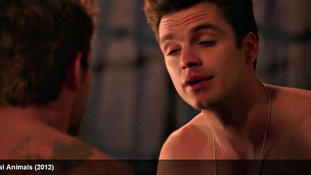 Watch as sexy body of celebrity, Sebastian Stan, is put to the test by a hard dick