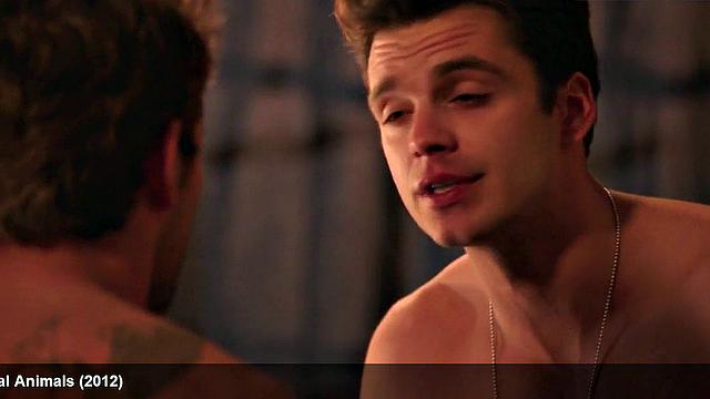 Watch as sexy body of celebrity, Sebastian Stan, is put to the test by a hard dick