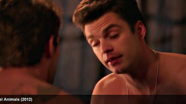 Watch as sexy body of celebrity, Sebastian Stan, is put to the test by a hard dick