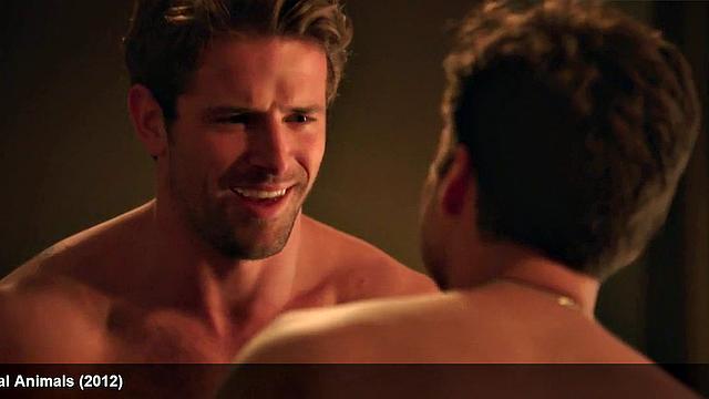 Watch as sexy body of celebrity, Sebastian Stan, is put to the test by a hard dick