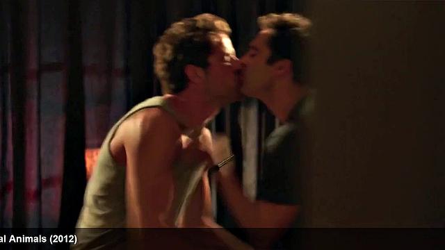 Watch as sexy body of celebrity, Sebastian Stan, is put to the test by a hard dick