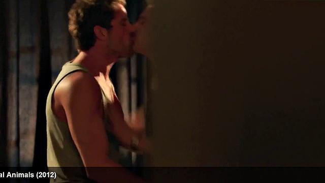 Watch as sexy body of celebrity, Sebastian Stan, is put to the test by a hard dick
