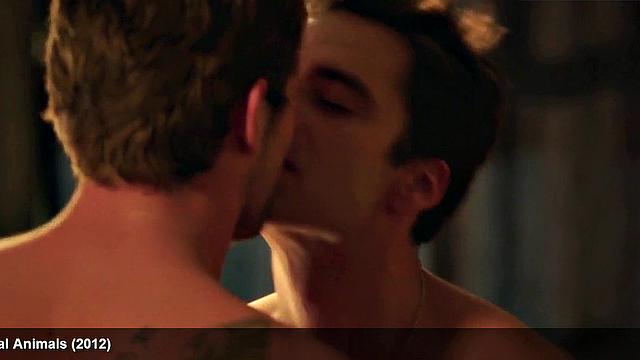 Watch as sexy body of celebrity, Sebastian Stan, is put to the test by a hard dick