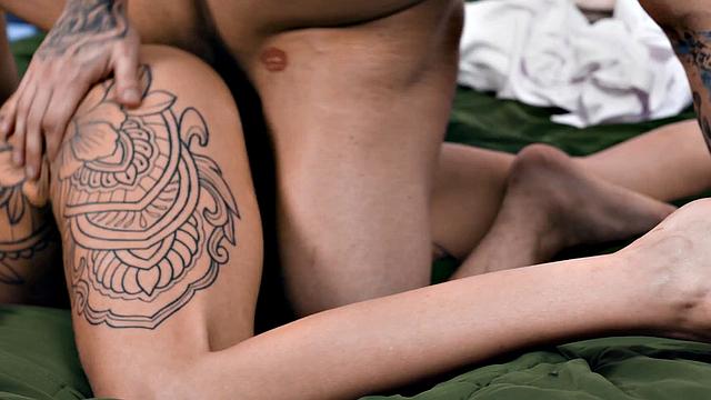 UP CLOSE - Stacked MILF In Sexy Lingerie Angie Bloom Wants To Be ANALLY By Parker Savage