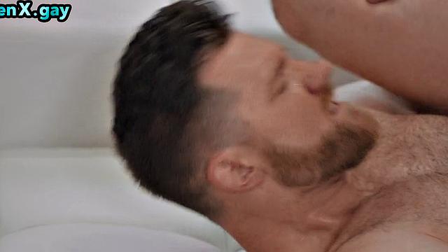 Facial jock barebacked handsome stud till cum on face