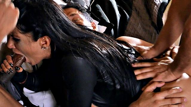 Episode Four: Sexy Australian brunette goes wild with a hard fucking, blowjob, and handjob in leather