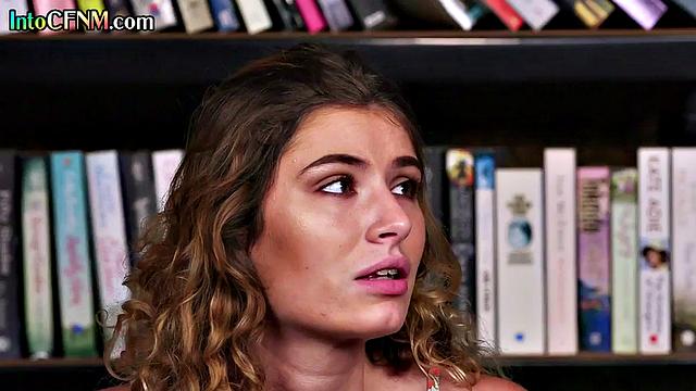 Sexy lady gives handjob to lucky lover