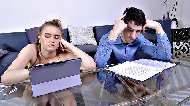 Horny Stepsister's Homework