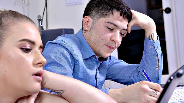 Horny Stepsister's Homework