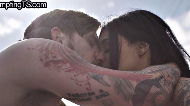 Greedy trans handling two cocks