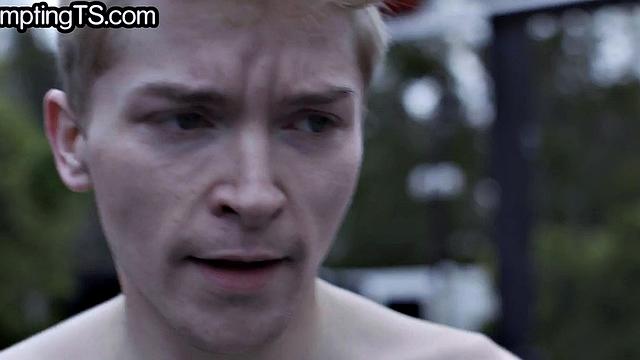 Greedy trans handling two cocks