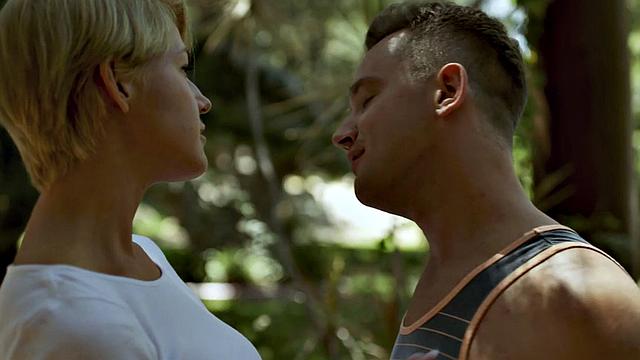 Insatiable stepmom gets outdoor fucked by stepson