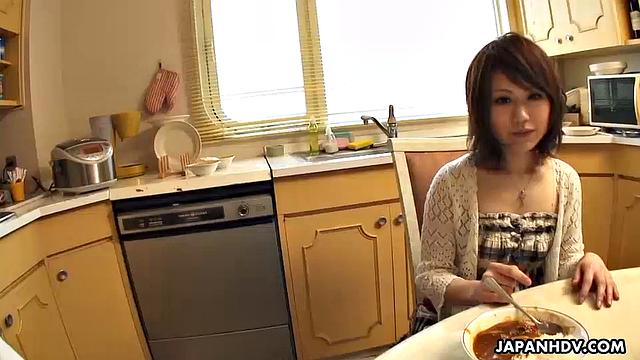 Japanese beauty is ready for some hot fucking