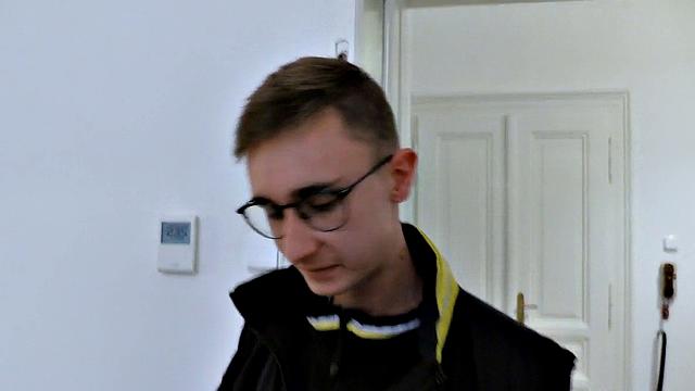 Real twink sucks cock and gets assfucked in 3some