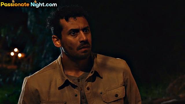 Busty ebony babes sharing cock and cumshot in threesome