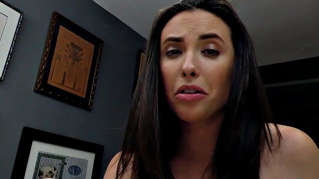 POV anal babe rides dick in dirty closeup POV