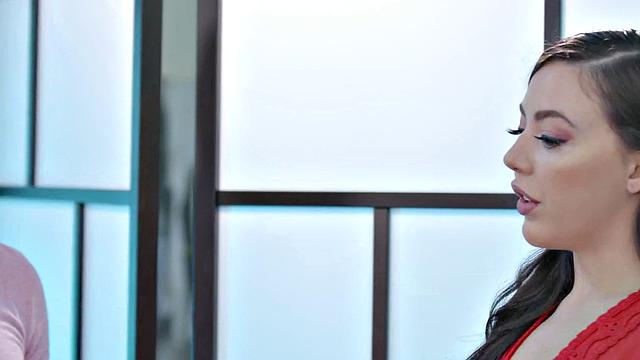 NURU MASSAGE - Hot Boss Reagan Foxx Asks Assistant To Test Whitney Wright For New Masseuse Role