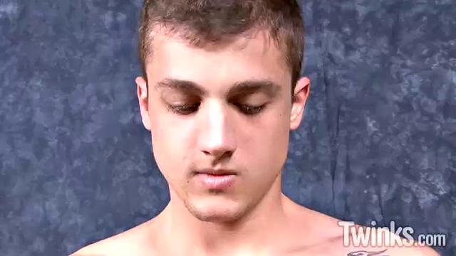 Chris Porter strips down and takes a thick cock with deep moans