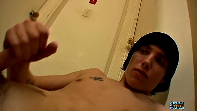 Blinx strokes hard and lets out every pent-up urge in a solo gay tease