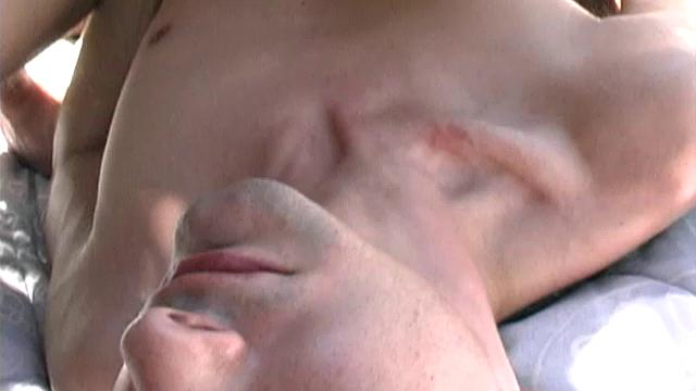 Skinny twink Ty Whitney and redhead Corbin Michaels take a dip in the pool, followed by a super hot suck and fuck session at pool side.