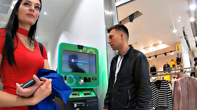 HUNT4K. Gorgeous chick nailed by stranger in front of hubby