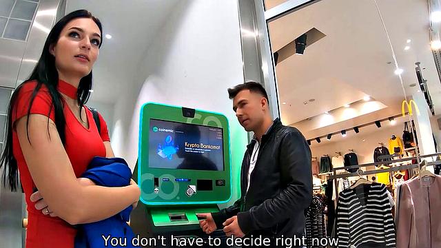 HUNT4K. Gorgeous chick nailed by stranger in front of hubby