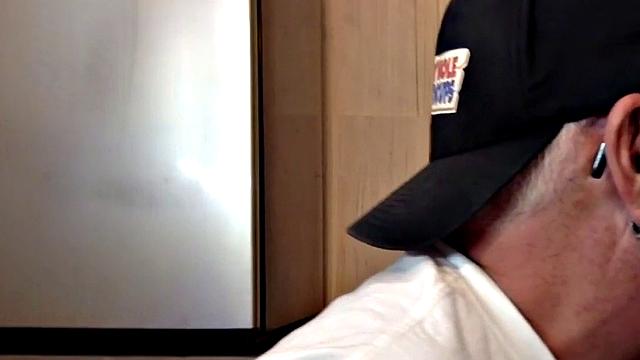 Gloryhole mature gay gets fucked by black cock after BJ