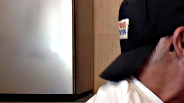 Gloryhole mature gay gets fucked by black cock after BJ