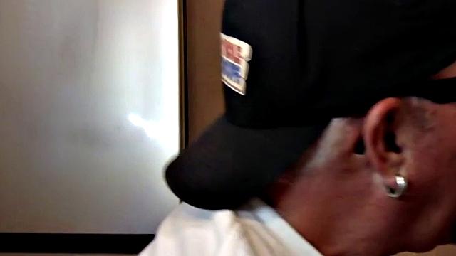 Gloryhole mature gay gets fucked by black cock after BJ