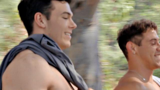 Muscular jocks having passionate gay affair