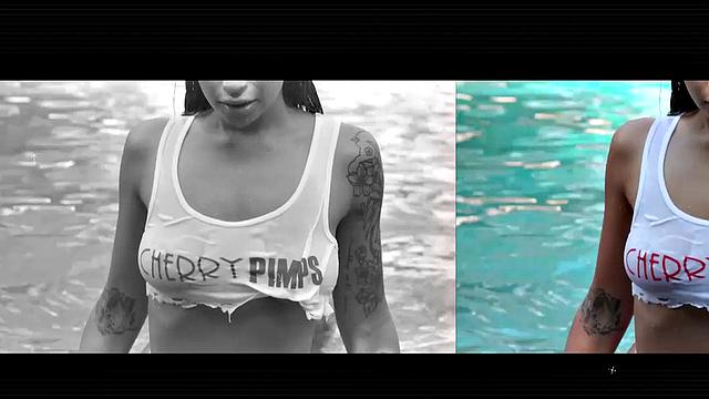 Big Tits April Olson Masturbates Poolside With Vibrator and Butt Plug