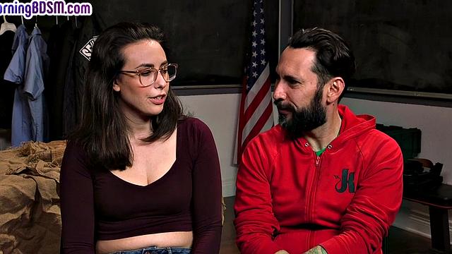 BDSM anal MILF fucked and whipped by master officer