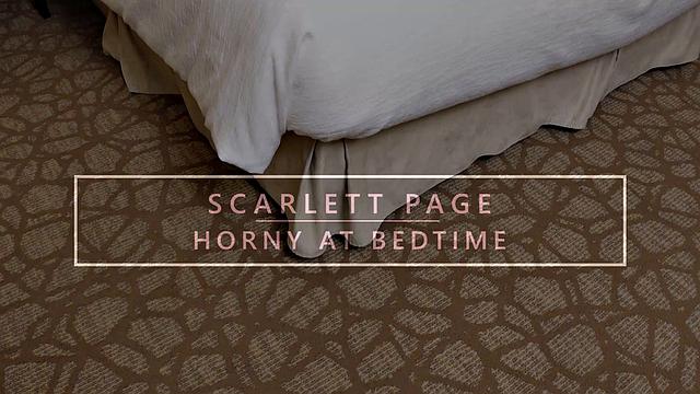 Scarlett Page Horny at Night