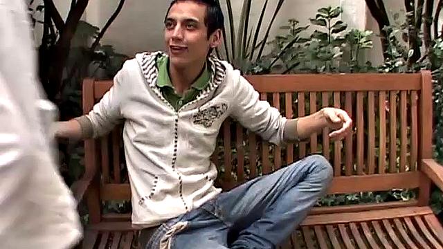 Youn Latin boys Matias and Ramiro are naked in bed - a very sexy bareback romp plugging willing hole