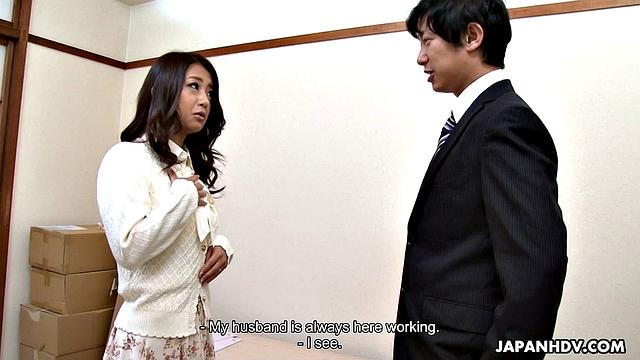 Cheating wife Satomi Suzuki hooks up with her husband's manager