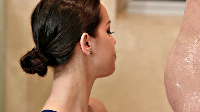 Hot Brunette Alina Lopez Gives Her Husband A Naughty Massage