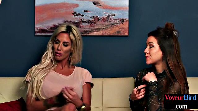 Dirty feminas talk dirty about his dick while he jerks off