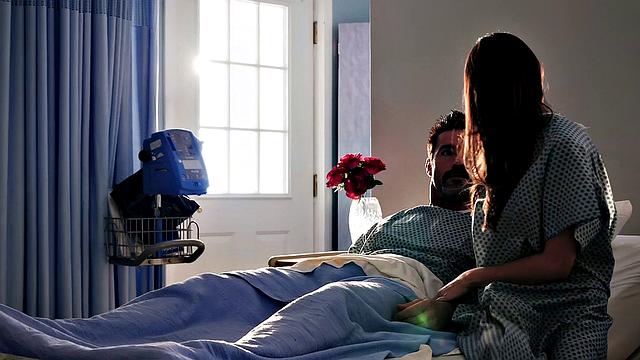 Muscular MILF in tattooed body enjoys doggystyle and cowgirl with doctor in reverse cowgirl action