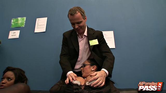 MILF employees having fun